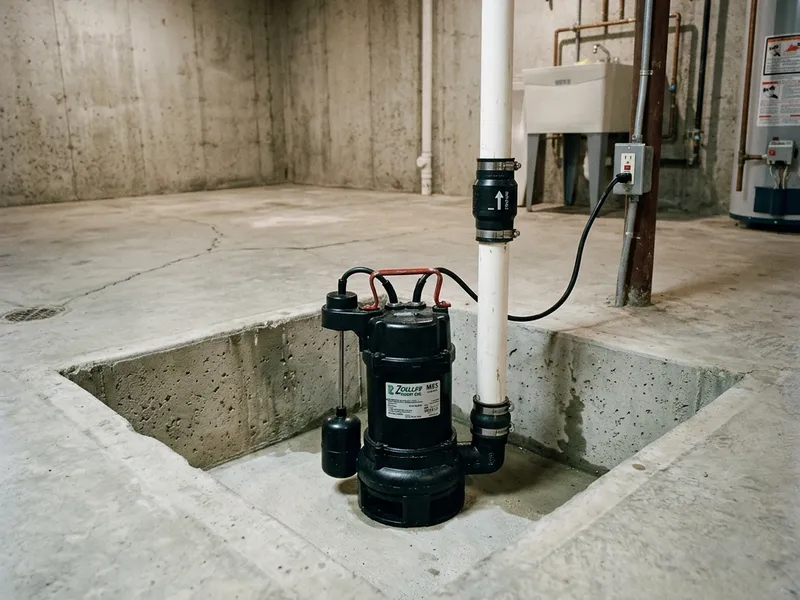 Sump Pump Installation Plumber in Progress, PA